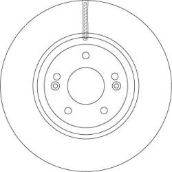 TRW Disc frana TRW DF6545S (DF6545S)