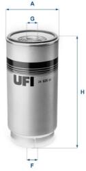 UFI Filtru combustibil UFI 24.028. 00 (24.028.00) - fixbox