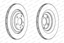 FERODO Disc frana FERODO DDF1240C (DDF1240C)