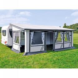 Frankana Freiko Allgäu egész évben használható elősátor mélység 250 cm hossz 500 cm