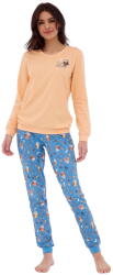 Cornette Pijama dama CORNETTE 467/373 OWLS portocaliu: XL (28627 XL)