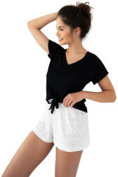 Sensis Pijama dama SENSIS CORA negru-gri deschis: S (30788 S)