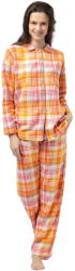 Key Pijama de damă cu nasturi KEY 473 caise-cocoș model FLANEL: S (29247 S)