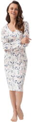 Luna Cămașă de noapte LUNA 275 crem-floral: L (29178 L)
