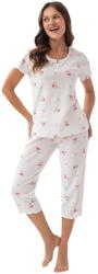 Luna Pijama dama LUNA 386 ecru-amarant: M (30541 M)