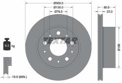 TEXTAR Disc frana TEXTAR 92284303 (92284303)