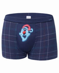 Cornette Boxeri de Crăciun CORNETTE 007/72 SANTA albastru închis: XL (BS-007-264753-72 XL)