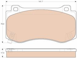 TRW Set placute frana TRW GDB4449 (GDB4449)