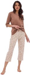Cornette Pijama dama CORNETTE 792/397 INES 2 bej: 4XL (28658 4XL)