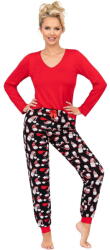 Donna Pijama dama DONNA SANTI LONG roșu: XL (29648 XL)