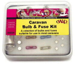 W4 Izzó- és biztosítékkészlet W4 lakókocsihoz