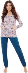 Italian Fashion Pijama dama ITALIAN FASHION LACENTA lung print/blugi: M (AAF-KPZ-LACE-DDDJ M)