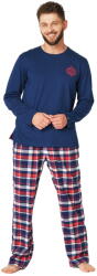 Key Pijama bărbați KEY 613 albastru închis FLANEL: XXL (29257 XXL)