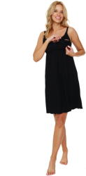 Doctor Nap Cămașă de noapte DOCTOR NAP TCB. 7248 BLACK: S (TCB.7248.BLACK S)