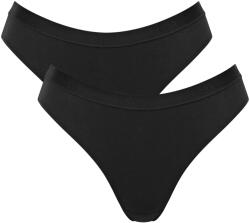 Sloggi Chiloți dama SLOGGI GO CASUAL HIGH LEG 2P BLACK: M (10217788_0004 M)
