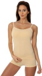 Brubeck Tricou BRUBECK CAMISOLE COMFORT COTTON bej: S (P-BRU-COMFORTCOTTON-CM00210A-Beżowy S)