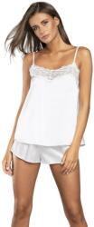 Italian Fashion Pijama dama ITALIAN FASHION DOTYK fără mâneci scurt ecru: M (AAF-KPZ-DOTY-WKEC M)