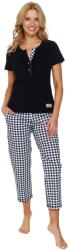 Doctor Nap Pijama dama DOCTOR NAP PM. 7267 BLACK: S (PM.7267.BLACK S)