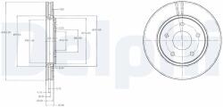 DELPHI Disc frana DELPHI BG4212 (BG4212) - fixbox