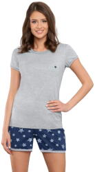 Italian Fashion Pijama dama ITALIAN FASHION KOMETA scurt melange/albastru închis: XXL (AAF-KPZ-KOME-KKME XXL)