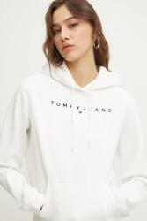 Tommy Hilfiger felső fehér, női, nyomott mintás, kapucnis, DW0DW17324 - fehér XS