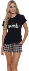 Doctor Nap Pijama dama DOCTOR NAP PM. 5341 BLACK: XL (PM.5341.BLACK XL)
