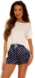 De Lafense Pijama dama DE LAFENSE. 1027 albastru închis: L (24331 L)