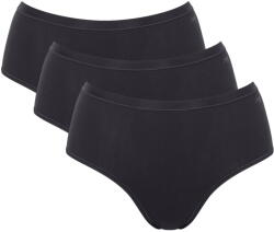 Sloggi Chiloți dama SLOGGI GO DAILY COTTON MIDI 3P BLACK: XXL (10222325_0004 XXL)