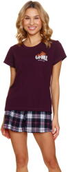 Doctor Nap Pijama dama DOCTOR NAP PM. 7200 burgundy: L (PM.7200.BURGUNDY L)