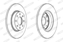 FERODO Disc frana FERODO DDF1784C (DDF1784C)