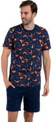 Italian Fashion Pijama bărbați ITALIAN FASHION WITALIS scurt print/albastru închis: M (AAF-MPZ-WITA-KKDG M)