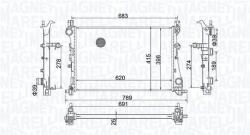 Magneti Marelli Radiator, racire motor MAGNETI MARELLI 350213203400