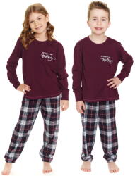 Doctor Nap Pijama pentru copii DOCTOR NAP PDU. 7102 burgundy: 110/116 (PDU.7102_BURGUNDY 110/116)