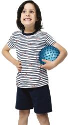 Italian Fashion Pijama băieți ITALIAN FASHION KORFU scurt print/albastru închis: 122/128 (AAF-DPZ-KORF-KKDG 122/128)