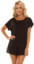 De Lafense Pijama dama DE LAFENSE 738 VELAR negru: M (30936 M)