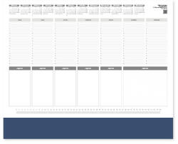 PD Calendar Könyöklő 59x41kék 2025 (PAP4080-0352)