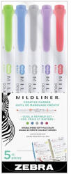 Zebra Szövegkiemelő kétvégű ZEBRA Mildliner cool & refined 1, 4-4, 0 mm 5 db/ készlet (07.02716)
