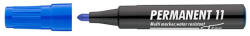 ICO Alkoholos marker, 1-3 mm, kúpos, ICO "Permanent 11", kék