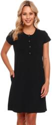 Doctor Nap cămașă de noapte TW. 9941 negru ORGANIC: L (TW.9941.BLACK L)