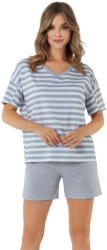 Italian Fashion Pijama dama ITALIAN FASHION BARI scurt melange/print: S (AAF-KPZ-BARI-KKDM S)