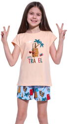 Cornette Pijama fete CORNETTE 788/110 TRAVEL 2 piersică: 110/116 (31151 110/116)