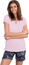 Italian Fashion Pijama dama ITALIAN FASHION CELESTINA scurt roz/print: XL (AAF-KPZ-CELE-KKRD XL)
