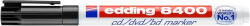 edding Alkoholos marker, CD/DVD, 0, 5-1 mm, EDDING "8400", fekete (4-8400001)