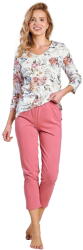 Taro Pijama dama TARO LOUISA 3247 alb-flori: S (28812 S)