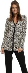 Italian Fashion Pijama dama ITALIAN FASHION ABISYNIA lung print/negru: M (AAF-KPZ-ABIS-DDDC M)