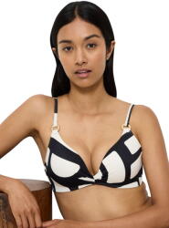Triumph Top costum de baie TRIUMPH SUMMER ALLURE P 01 WHITE - DARK COMBINATION: 38D (10222239_M016 38D) Costum de baie dama