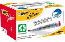 BIC Flipchart- és táblamarker, 1, 1-5, 6 mm, vágott, BIC "Velleda ecolutions", piros (904948) - kreativjatek