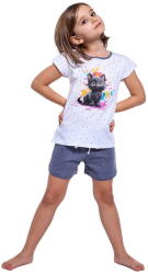 Cornette Pijama pentru copii CORNETTE 245/109 246/109 BLACK CAT alb: 98/104 (31013 98/104)