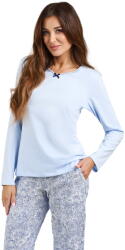 Italian Fashion Pijama dama ITALIAN FASHION SALLI lung albastru: XXL (AAF-KPZ-SALL-DDNN XXL)