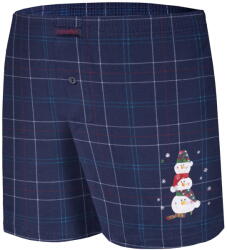 Cornette Boxeri de Crăciun CORNETTE 015/16 SNOWMAN 5 albastru închis: XL (BS-015-264703-16 XL)